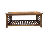 Table basse en bois massif de style traditionnel personnalisé pour le salon et la chambre à coucher Mobilier de maison au design et en couleur personnalisés