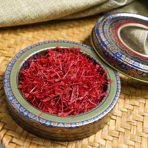 (Envío gratis) Hilos de azafrán Premium Azafrán rojo puro Hierbas y especias individuales A granel Grado A + Azafrán rojo puro para té y cocina - Product Image 5