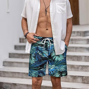 Fabricant OEM Vente en gros Short de plage unisexe Respirant Séchage rapide Évacuation de la transpiration Short hawaïen de qualité supérieure Expédition DDP - Product Image 4