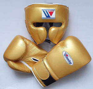 Set de Boxeo para Sparring con Protectores de Cabeza e Ingle, Equipo de Boxeo de Cuero Genuino, Diseño Transpirable, Sets de Boxeo de Cuero Genuino - Product Image 4