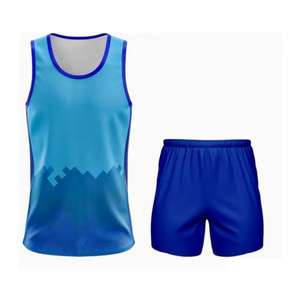 Uniforme de campo de pista para hombre más vendido, recién llegado, conjuntos de dos piezas de poliéster de moda, estampado de talla grande para la temporada de primavera - Product Image 1