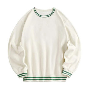 Comfortable Men Casual Cotton Crewneck Sweatshirts Men Clothing New <b>Striped</b> Design Custom Logo Long Sleeve Sweatshirt Breathable - Product Image 1