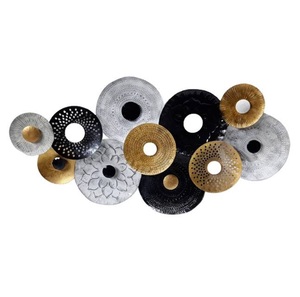 เหล็กแขวนผนังห้องนั่งเล่นดอกไม้ตกแต่ง (ขนาด: 120x60ซม.) ศิลปะห้องนอนผนังโบราณที่แขวนทำใน2023อินเดีย - Product Image 5