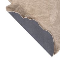 Tapis moderne tufté fait main personnalisé avec logo, 100% laine, poils longs, antidérapant, adapté aux animaux domestiques, antimicrobien, lavable