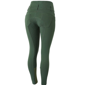 Medias de montar a caballo de poliéster de alta calidad para chicas jóvenes con bolsillos completos con logotipo personalizado - Product Image 5