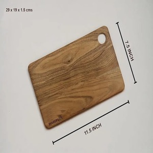 เขียงไม้อะคาเซีย29x19x1.5ซม. ป้องกันจุลินทรีย์เขียงหั่นผักผลไม้ชีส - Product Image 3