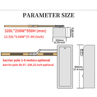 XGY Système de reconnaissance automatique de plaque d'immatriculation Contrôle d'accès des véhicules Parking Solution de sécurité ANPR Barrière de flèche pour parking