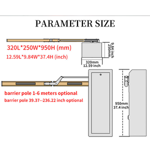 Sistema automático de reconocimiento de matrículas XGY, Control de acceso de vehículos, seguridad de estacionamiento, solución ANPR, puerta de barrera de pluma para estacionamiento de automóviles - Product Image 6