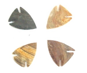 Nueva Colección 2023: Puntas de Flecha de Ágata India Talladas con Feng Shui |   Decoración del Hogar de Arte Folclórico: Puntas de Flecha Inspiradas en las Culturas Nativas Americanas - Product Image 2