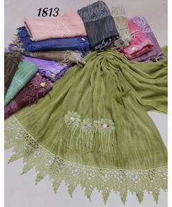 Salwarkameez ปากีสถานยาวที่สวยงามสำหรับผู้หญิงในการออกแบบบูติกที่มีการเย็บปักถักร้อยคลาสสิก - Product Image 5