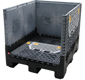 Grand conteneur de palettes en plastique Boîte à palettes pliable et empilable Boîte à palettes pliable - Product Image 2