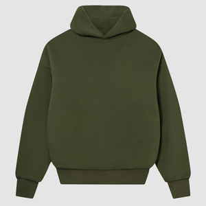 Vente en gros 100% pur coton pour hommes sweats à capuche et pantalons confortables décontractés à la mode lourd rue vierge survêtement d'hiver pour hommes - Product Image 3