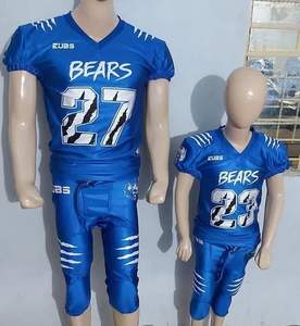 Wholesale High Quality 12 Panel American Football <b>Uniforms</b> Personalized for <b>Schools</b> & Leagues Sublimation Technics Price - Product Image 6