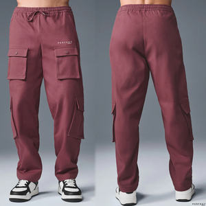 Top Selling Men's Cargo Sweatpants Casual <b>Work</b> & Training <b>Trousers</b> with Custom Logo joggers for men six pockets cargo pants - Product Image 1