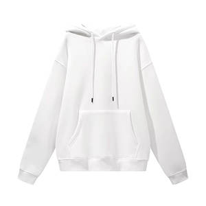 Sudaderas con capucha de hombre de gran tamaño Premium de alta calidad, colección sin etiquetas de Hip Hop informal térmica bordada de peso pesado de fábrica - Product Image 5