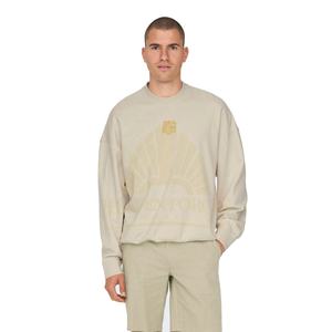 เสื้อสเวตเตอร์ผ้าฟลีซผ้าฝ้ายใส่สบายระบายอากาศได้ดีปักโลโก้ได้ตามต้องการสำหรับฤดูใบไม้ร่วง - Product Image 2