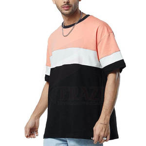 เสื้อยืดผู้ชายลำลองใส่สบายทรงโอเวอร์ไซส์ ผ้าฝ้าย ระบายอากาศได้ดี เหมาะสำหรับใช้ในชีวิตประจำวัน ดีไซน์ใหม่ สีและโลโก้ปรับแต่งได้ - Product Image 5