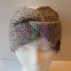 แถบคาดศีรษะถักสำหรับฤดูหนาวเนื้อนุ่มอบอุ่นน้ำหนักเบายืดเหมาะสำหรับกิจกรรมกลางแจ้งและสวมใส่ทุกวัน - Product Image 4