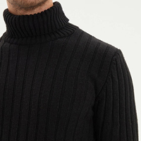 Pull en coton/laine tricoté à la main pour homme, personnalisé, hiver 2024, respirant, motif décoratif, logo personnalisé, haute qualité
