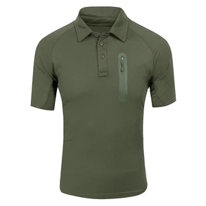 Camisas Masculinas Personalizadas con Logotipo, Camiseta de Cuello Redondo, Seguridad, Fitness, Táctica, Aire Libre, Poliéster, Polo para Hombre - Product Image 5