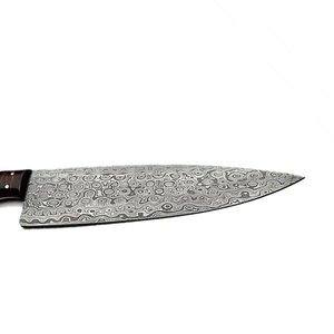 Venta al por mayor personalizado de alta calidad OEM ODM servicio hecho a mano de acero de Damasco cuchillo de cocina multifuncional a bajo precio cuchillo de Chef - Product Image 2
