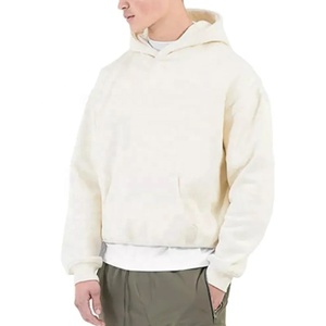 Sudadera con Capucha Oversize de Felpa 100% Algodón para Invierno, 500 GSM, Estilo Francés, Personalizable con Gráficos, para Streetwear, Venta al por Mayor - Product Image 1
