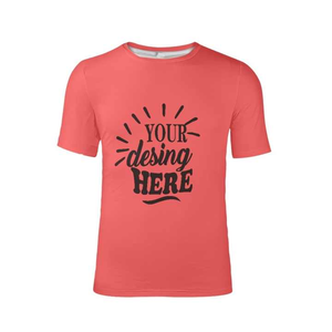 Camiseta de talla grande con cuello redondo para hombre de alta calidad Camiseta con estampado de hombros caídos a pedido para hombre - Product Image 2