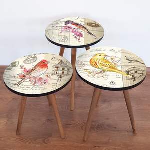 Table basse centrale de canapé faite à la main Table basse de salon meilleure qualité Table basse imprimée en émail de haute qualité - Product Image 6