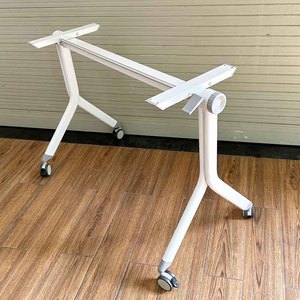 CADY HCMS004 Minimalist Design <b>Folding</b> <b>Table</b> <b>Legs</b> with Wheels - Product Image 6