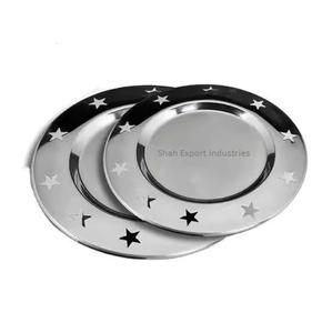 Plaque de chargeur en métal plaqué cuivre utilisation de forme ronde pour la vaisselle de Table à manger à la maison plats et assiettes fabriqués à la main - Product Image 3