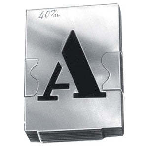 3043 200 <b>Metal</b> Crafts <b>Letter</b> <b>Stamps</b> - Product Image 1