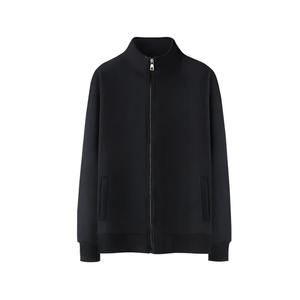 Heavyweight 400G algodón poliéster en blanco francés Terry cremallera suelta sudadera bordado serigrafía Logo en relieve sudaderas - Product Image 6