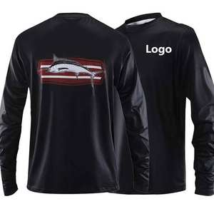 เสื้อตกปลาแขนยาวผ้าโพลีเอสเตอร์แห้งเร็วเสื้อตกปลาสำหรับผู้ใหญ่ป้องกันแสงแดดออกแบบได้ตามต้องการ - Product Image 5