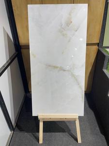 Onxy White Solid Texture 60*120 Azulejos de cerámica de porcelana brillante para uso en paredes y pisos interiores - Product Image 2