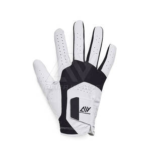 En stock Gants de golf en cuir véritable de chèvre de haute qualité Design de mode pour la main gauche, tailles régulières et plus pour le sport - Product Image 2