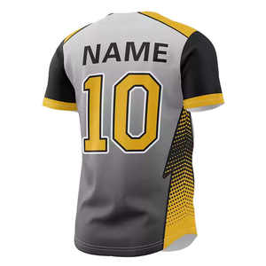 Conjunto Deportivo Unisex Personalizado al por Mayor, Camiseta de Béisbol Transpirable con Estampado Personalizado, Camiseta de Manga Corta para Hombre, Opción de Talla Grande - Product Image 6