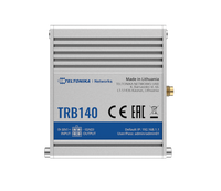 Passerelle industrielle Teltonika TRB140, module Ethernet, LTE Cat 4, interface Gigabit, entrées/sorties numériques, port Micro-USB, Lituanie