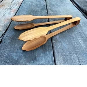 Juego de pinzas de madera para ensalada de artículos indios de alta calidad, juego de cubiertos para servir alimentos a precio mayorista, hecho en La India - Product Image 1