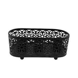 Juego decorativo para el hogar de portavelas de Color negro votivo redondo de Metal para sala de estar y Decoración de mesa hecha a mano - Product Image 6