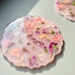 Posavasos de resina redondo de lujo de alta calidad Estilo clásico para uso en la cocina a un precio razonable - Product Image 1