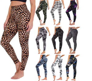 Leggings Deportivos para Mujer, Cintura Alta, Spandex/Poliéster Suave, Efecto Push-Up, Levanta Glúteos, Personalizables - Product Image 5