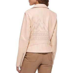Wholesale Plus Size Leather Jacket Outdoor Use Leather Jacket <b>Stand</b> Collar Women Leather Jacket - Product Image 2