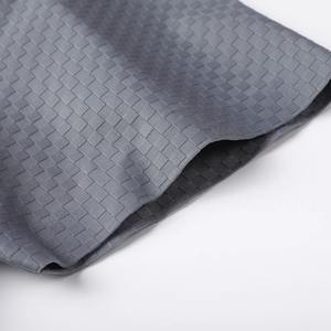 Polo de manga corta con gofres de lujo y a la moda para hombre, solapa, seda helada, transpirable, informal, verano, 2025 nuevo, de gama alta - Product Image 5