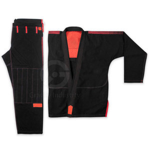 Fabrication en usine, créez votre propre ensemble de kimono de BJJ personnalisé, 100% coton, respirant, léger, haute qualité, 240g, sur mesure - Product Image 3