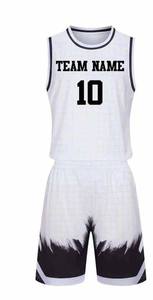 Uniforme de Baloncesto Transpirable de Alta Calidad, Diseños Personalizados, 100% Poliéster, Sin Mangas, Para Todas las Temporadas, Venta al Por Mayor - Product Image 2