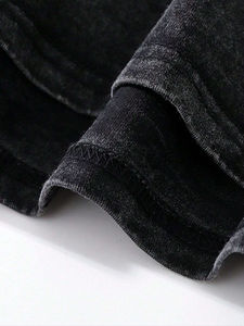 Camiseta de hombro caído de peso pesado para hombre personalizada 100% algodón tejido de punto de alta calidad Ajuste de gran tamaño transpirable respetuoso con el medio ambiente - Product Image 5