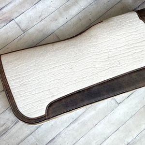 Almohadilla de sillín de lana azteca Navajo occidental de cuero de vaca ecuestre de alta calidad, productos de Carreras de Caballos ingleses de la India - Product Image 1