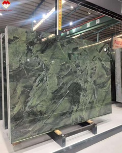 Exclusivo Cuarzo Verde Brasileño de Lujo, Mármol Verde <span class=keywords><strong>Victoria</strong></span>, Piedra del Mago de Oz para Paredes y Pisos de Villas Modernas - Product Image 2