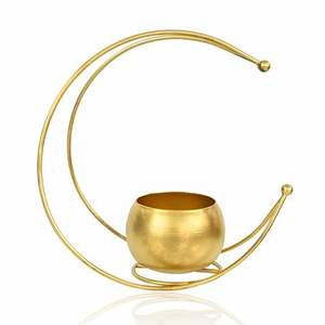 เชิงเทียนโลหะครึ่งแสงจันทร์ - Product Image 1