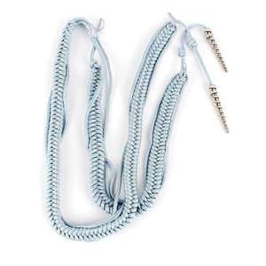 Custom Ceremonial Aiguillettes for US Uniforms <b>Braided</b> Design with Bullion Wire Metallic Silk Threads Custom Logo & Colors - Product Image 6